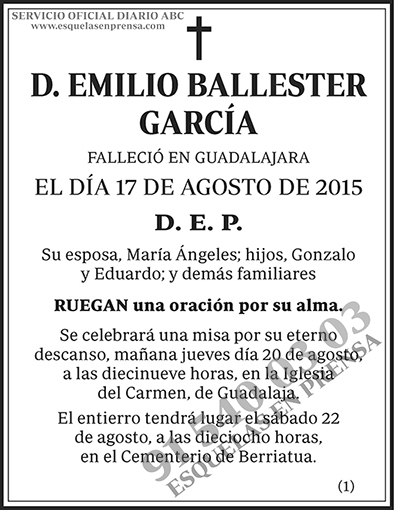 Emilio Ballester García